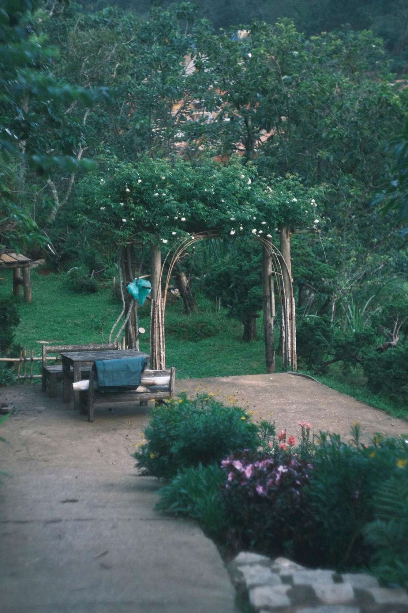 Vuon Nha Cui Homestay Da Lat Exterior foto